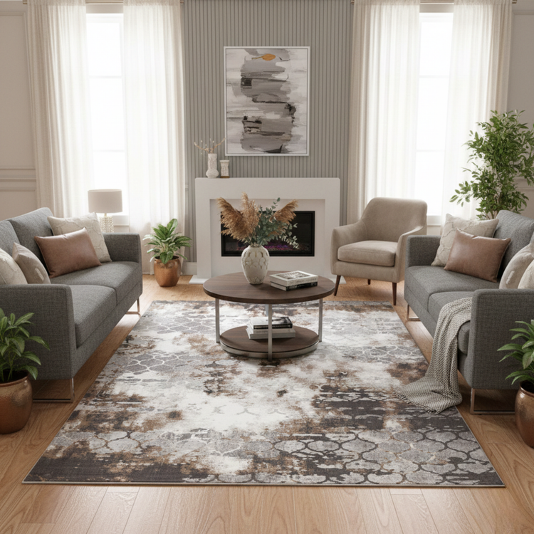 Daria Trellis Area Rug